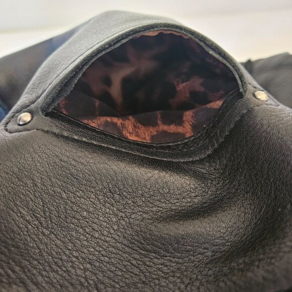 B. MAKOSKY Studded Black Super Soft Leather purse - Picture 8 of 13